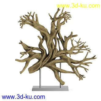 装饰品,木制装饰品,画,花瓶,木架,盆景,树根,墙壁柜等室内装饰模型21个的图片