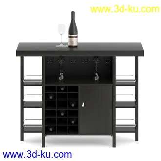 酒吧物品,洒柜,啤酒,酒杯,酒桶,吧台,水果,冰,搅拌机,开瓶器,酒吧椅,雪克壶,摇酒壶,酒等模型31个的图片