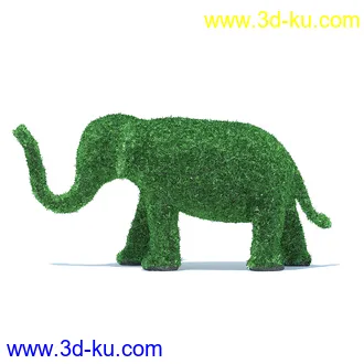 树篱,篱笆,园林艺术,造型篱笆,球形,拱形,长方形,三角形,心形,动物形态等景观造型植物模型36个的图片