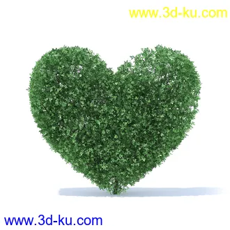 树篱,篱笆,园林艺术,造型篱笆,球形,拱形,长方形,三角形,心形,动物形态等景观造型植物模型36个的图片