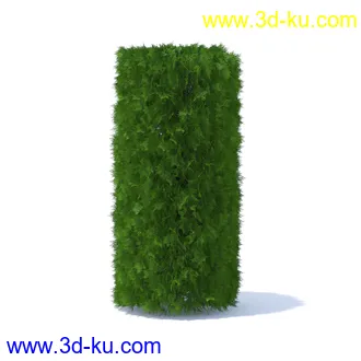 树篱,篱笆,园林艺术,造型篱笆,球形,拱形,长方形,三角形,心形,动物形态等景观造型植物模型36个的图片27