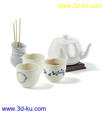 厨房物品模型,平底锅,碗架,碗,罐,碟,调味瓶,厨具,铲,勺子,酱油瓶,不锈钢锅等模型26个的图片