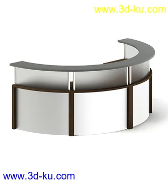 接待处家具模型,贵宾室家具,接待室家具,等候室家具,公办家具,前台,排椅等家具26个的图片15