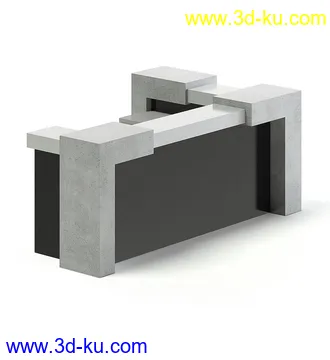 接待处家具模型,贵宾室家具,接待室家具,等候室家具,公办家具,前台,排椅等家具26个的图片