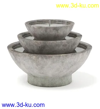 园林装饰品模型,水池,喷泉,喷水池,水井,木桥,阑珊,雕塑,雕像,路灯,石塔,石台等公园模型40个的图片