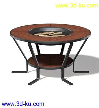 园林装饰品模型,水池,喷泉,喷水池,水井,木桥,阑珊,雕塑,雕像,路灯,石塔,石台等公园模型40个的图片