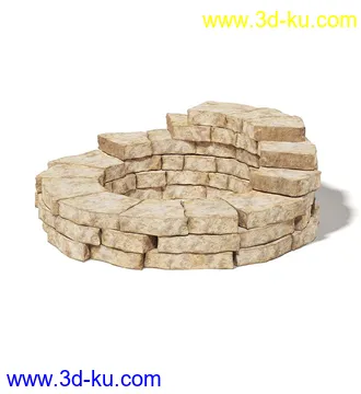 园林装饰品模型,水池,喷泉,喷水池,水井,木桥,阑珊,雕塑,雕像,路灯,石塔,石台等公园模型40个的图片