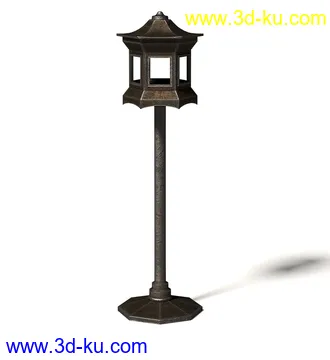 园林装饰品模型,水池,喷泉,喷水池,水井,木桥,阑珊,雕塑,雕像,路灯,石塔,石台等公园模型40个的图片