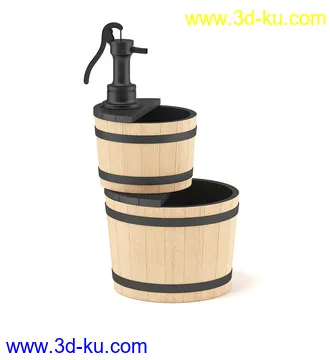 园林装饰品模型,水池,喷泉,喷水池,水井,木桥,阑珊,雕塑,雕像,路灯,石塔,石台等公园模型40个的图片36