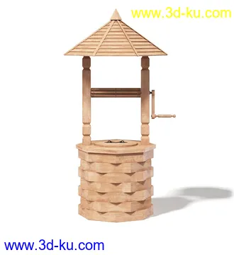 园林装饰品模型,水池,喷泉,喷水池,水井,木桥,阑珊,雕塑,雕像,路灯,石塔,石台等公园模型40个的图片