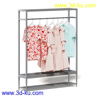 超市设备,超市商品,货架,货物,商品,杂货,收银机,安检机,食品,零售品,冷饮等超市物品模型40个的图片