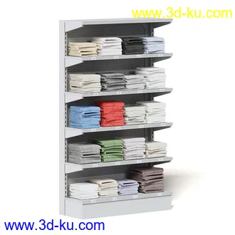 超市设备,超市商品,货架,货物,商品,杂货,收银机,安检机,食品,零售品,冷饮等超市物品模型40个的图片