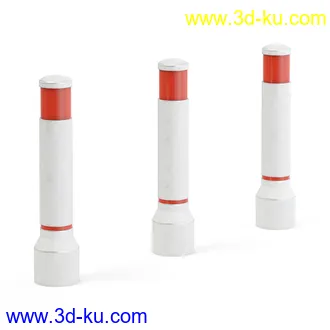 街道设施,消防栓,路灯,灯柱,红绿灯,交通灯,指标牌,提示牌,长椅,栏杆,垃圾桶,公共电话,候车亭,邮桶等模型39个的图片32