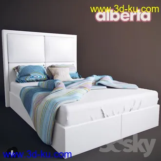 现代床模型合集的图片