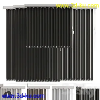 窗帘模型合集的图片