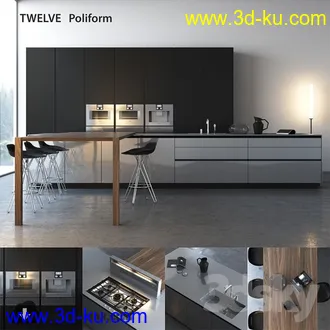 厨房模型,厨具模型合集的图片9