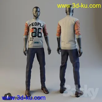 时装模特模型,假人模型,橱窗模特,展览模特,人物展示模特等模型合集的图片