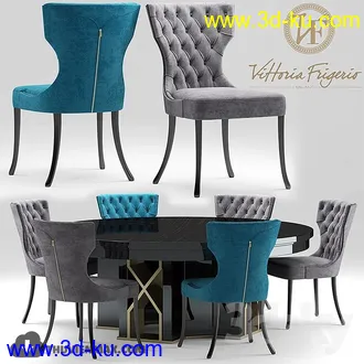 经典桌椅模型合集,餐桌,饭桌等模型的图片