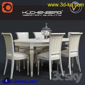 经典桌椅模型合集,餐桌,饭桌等模型的图片