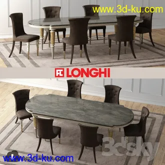 经典桌椅模型合集,餐桌,饭桌等模型的图片