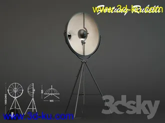 时尚落地灯模型合集的图片