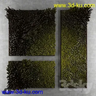 墙植物模型合集的图片