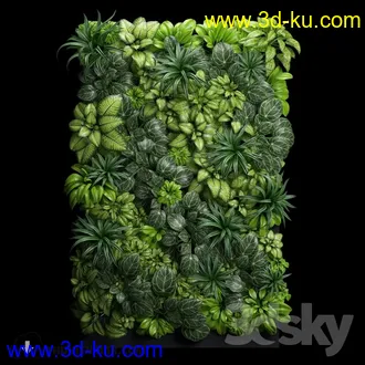 墙植物模型合集的图片