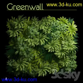 墙植物模型合集的图片