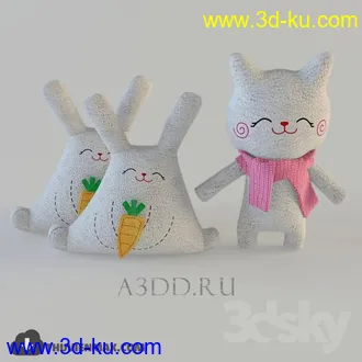 玩具模型合集,毛娃娃,布娃娃等卡通玩具模型的图片