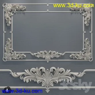 金属装饰品模型合集,镂空花纹,镂空金属等模型的图片