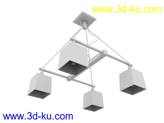 天花吊灯模型,挂灯模型合集共52个的图片