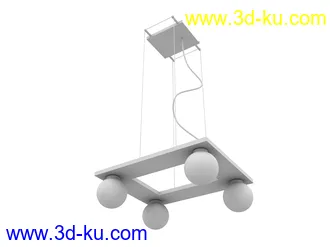 天花吊灯模型,挂灯模型合集共52个的图片