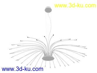 天花吊灯模型,挂灯模型合集共52个的图片47