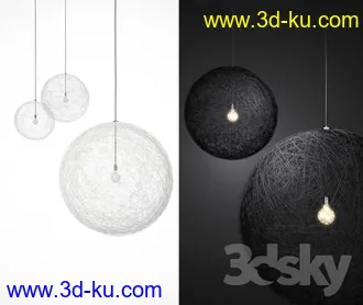 现代吊灯模型合集的图片2