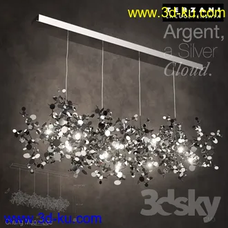 现代吊灯模型合集的图片11