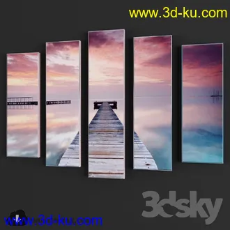 相册模型,相框模型,照片框架,木框架,铁框架等模型合集的图片