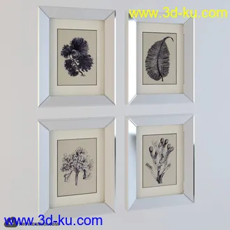 相册模型,相框模型,照片框架,木框架,铁框架等模型合集的图片