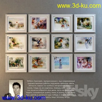 相册模型,相框模型,照片框架,木框架,铁框架等模型合集的图片