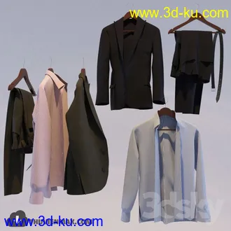 衣服模型,男装,女装,大衣,皮衣,等衣服模型合集的图片2