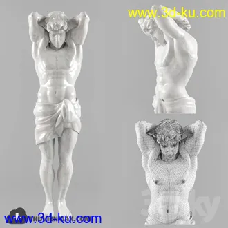 人像模型,雕塑模型,雕刻模型,铜像,蜡像,艺术人像等模型合集的图片