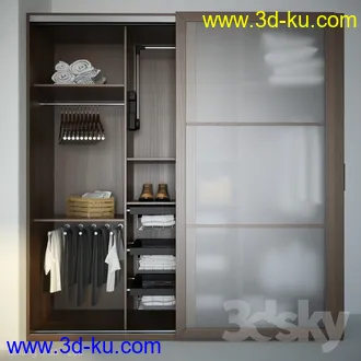 现代衣柜模型合集的图片10