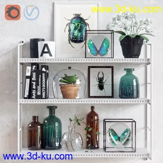 装饰品模型合集,室内摆设品,艺术品,小饰物,装饰器具等模型