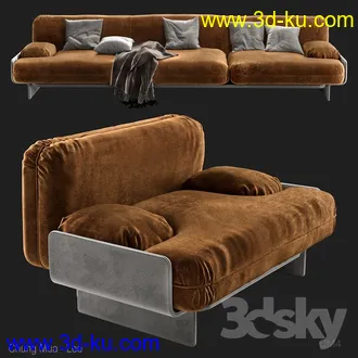 现代沙发模型合集的图片