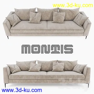 现代沙发模型合集的图片