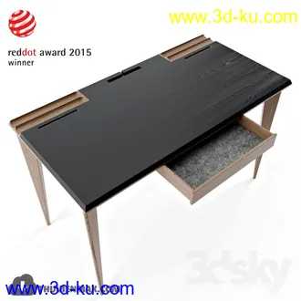 现代书桌模型合集,写字台,公办桌,工作台等模型的图片