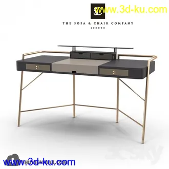 现代书桌模型合集,写字台,公办桌,工作台等模型的图片