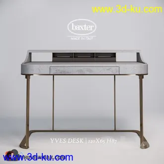 现代书桌模型合集,写字台,公办桌,工作台等模型的图片