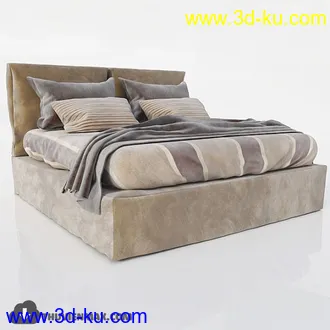 现代床模型合集第二辑的图片