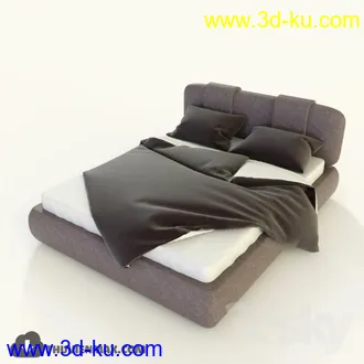 现代床模型合集第二辑的图片