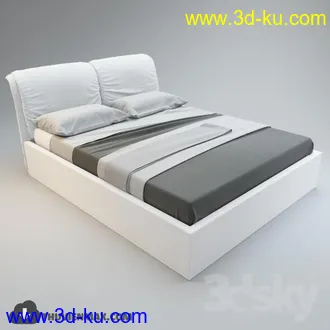 现代床模型合集第二辑的图片